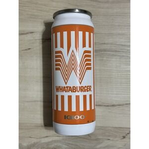 Whataburger Igloo Can Stainless Travel Tumbler Insulated 16oz Fast Shipping
